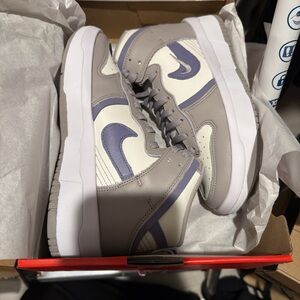 Nike  Cream and Gray Sneakers